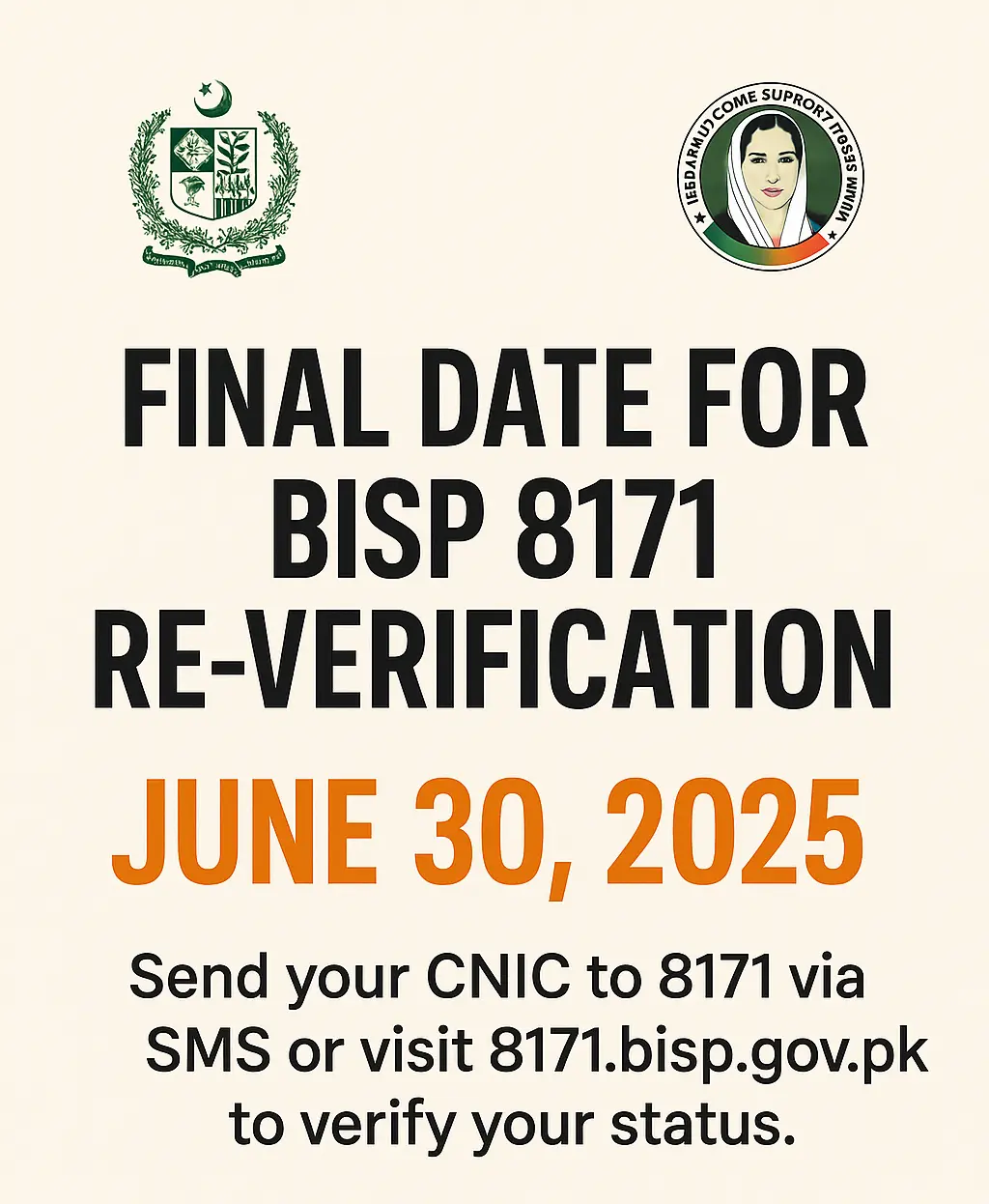 BISP 8171 Re-verification – Complete Before June 30, 2025
